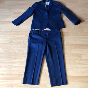 Zara kids suit size 11/12 navy blue worn twice